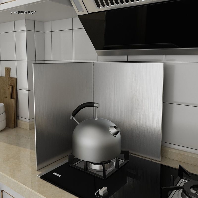 Home Cooking Gas Stove - Oil Baffle Kitchen Stainless Steel Oil