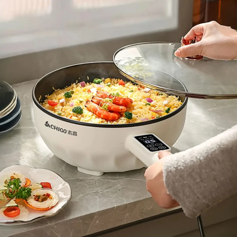 Home Cooking Utensils - MultiFunction Electric Cooking Pot, NonStick Electric