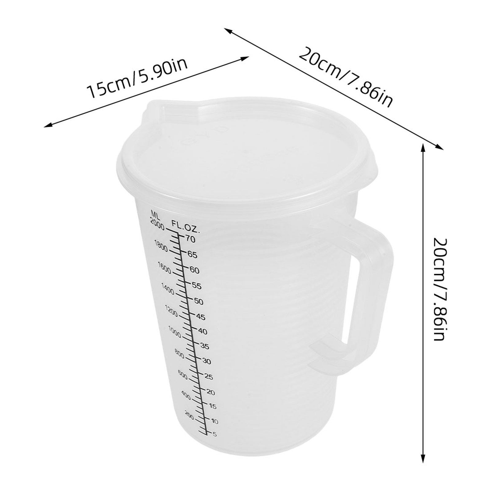 2.0L Measuring Cups Double Sid - đánh giá và giá Home Cooking Utensils