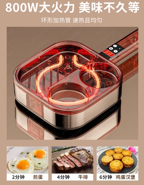 3-in-1 Non-Stick Frying Pan, E - đánh giá và giá Home Cooking Steak