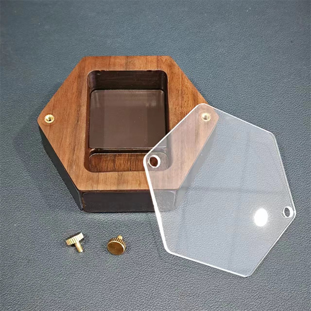 Personality Wooden hexagon Lig - đánh giá và giá Smoker Box Wood Chip