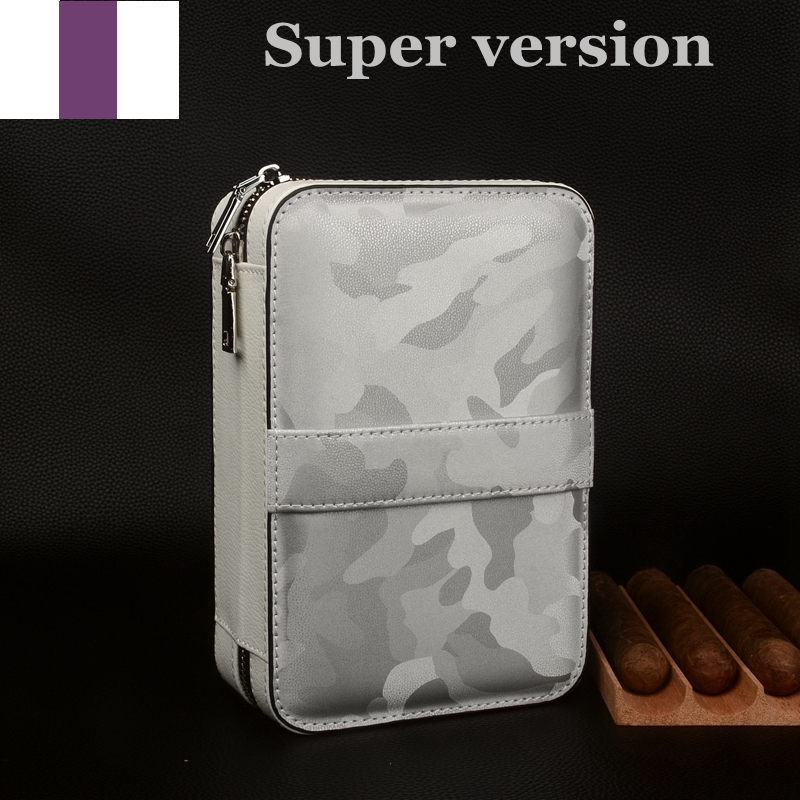 Leather Travel Cigar Case Hold - đánh giá và giá Smoker Box Wood Chip