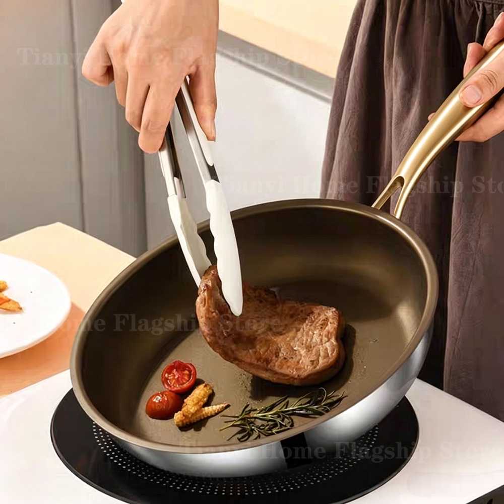Titanium Stainless Steel Fryin - đánh giá và giá Home Cooking Steak