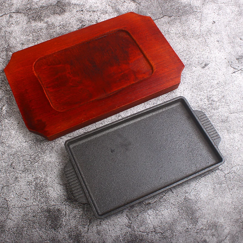 Rectangular Cast Iron Skillet  - đánh giá và giá Home Cooking Steak