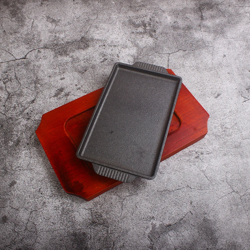 Rectangular Cast Iron Skillet  - đánh giá và giá Home Cooking Steak