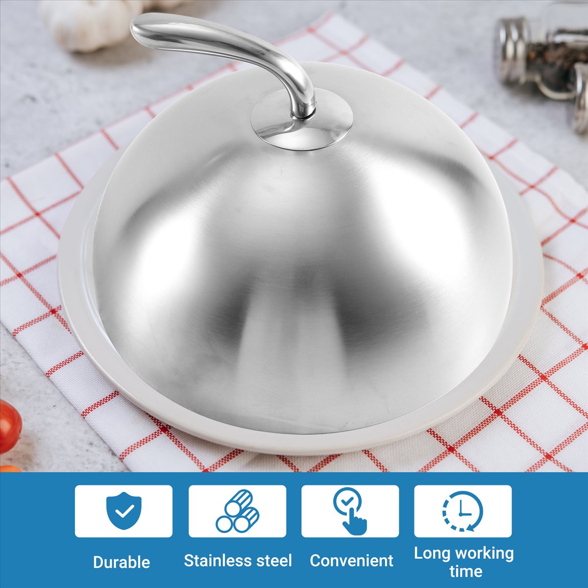 1Pcs 24cm Stainless Steel Stea - đánh giá và giá Home Cooking Steak