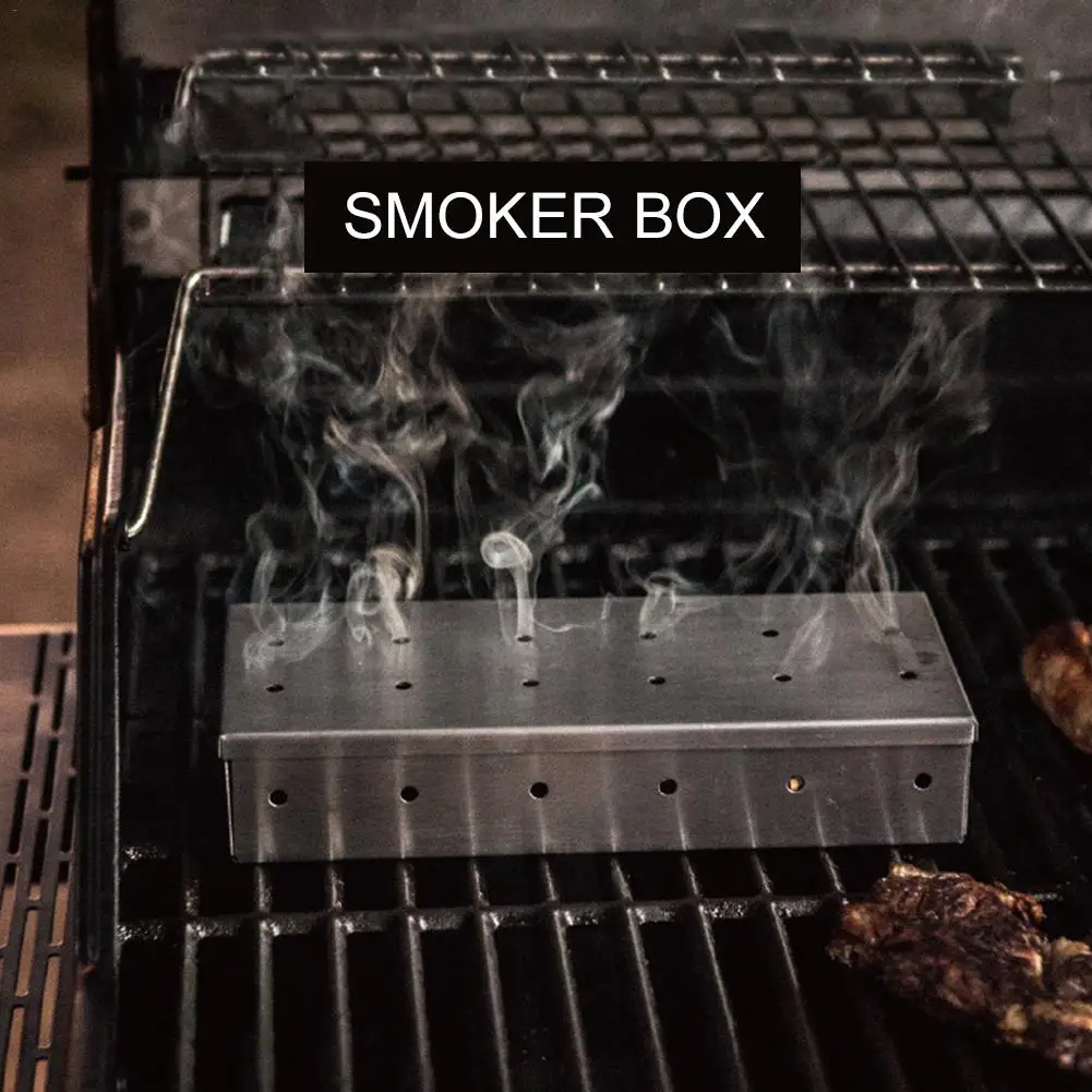 HQ Wood Chips BBQ Smoker Box f - đánh giá và giá Smoker Box Wood Chip