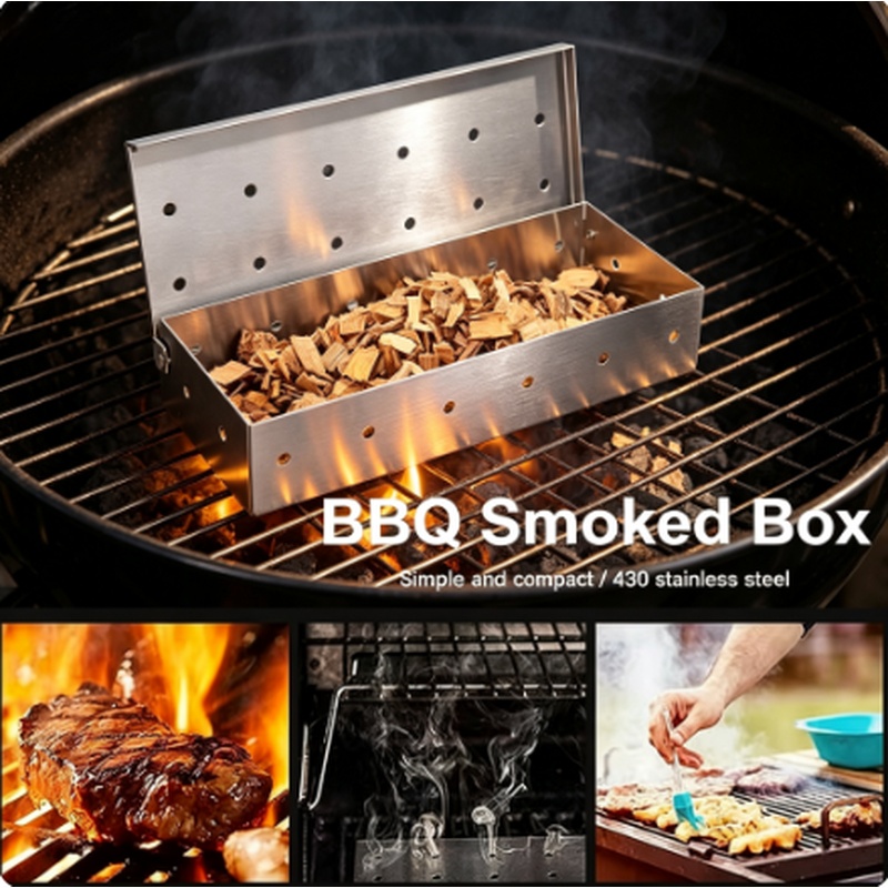 Stainless Steel Smoker Box for - đánh giá và giá Smoker Box Wood Chip