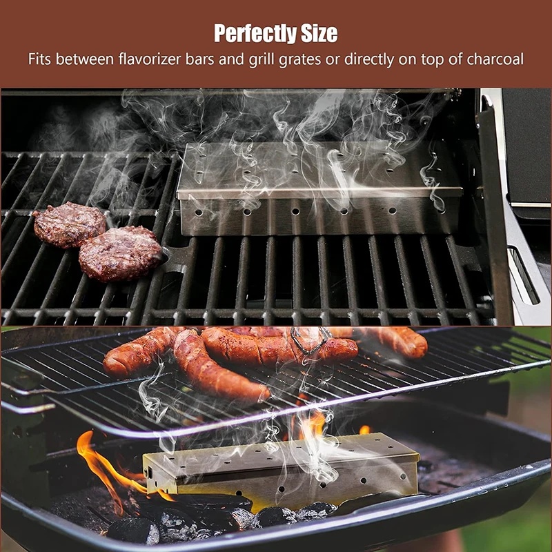 Stainless Steel Smoker Box for - đánh giá và giá Smoker Box Wood Chip