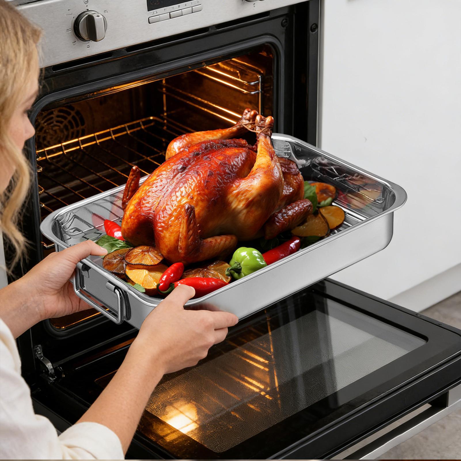 42cm Roasting Pan With Rack St - đánh giá và giá Home Cooking Utensils
