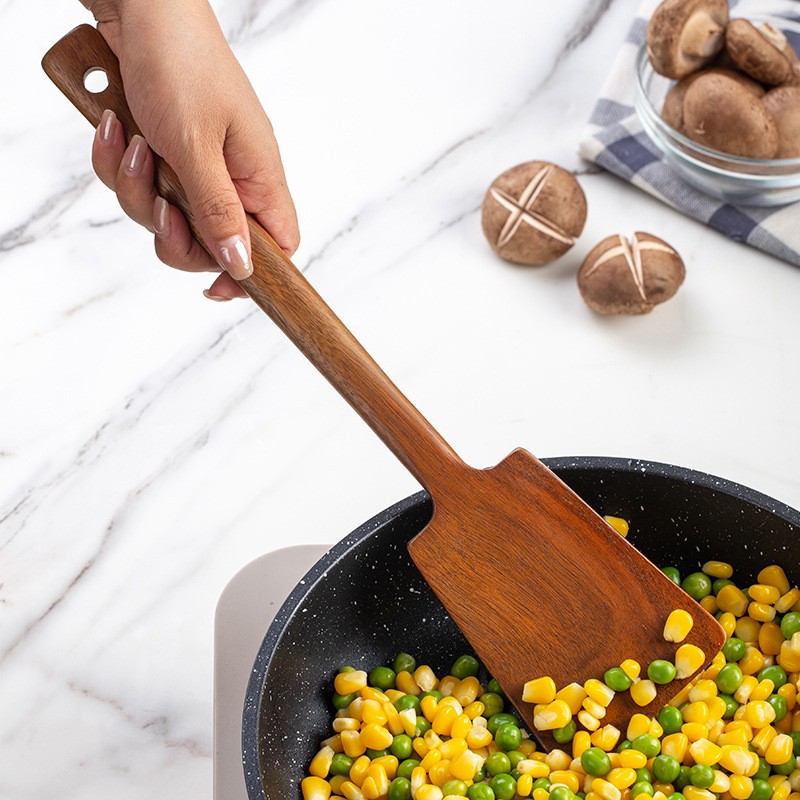 1PC-Wooden spatula for non-sti - đánh giá và giá Home Cooking Utensils