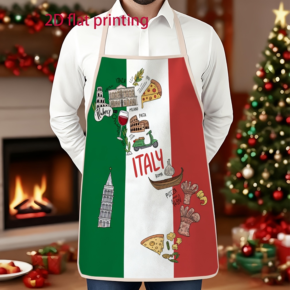 Unisex 2D Flat Apron Featuring - đánh giá và giá Home Cooking In Italian