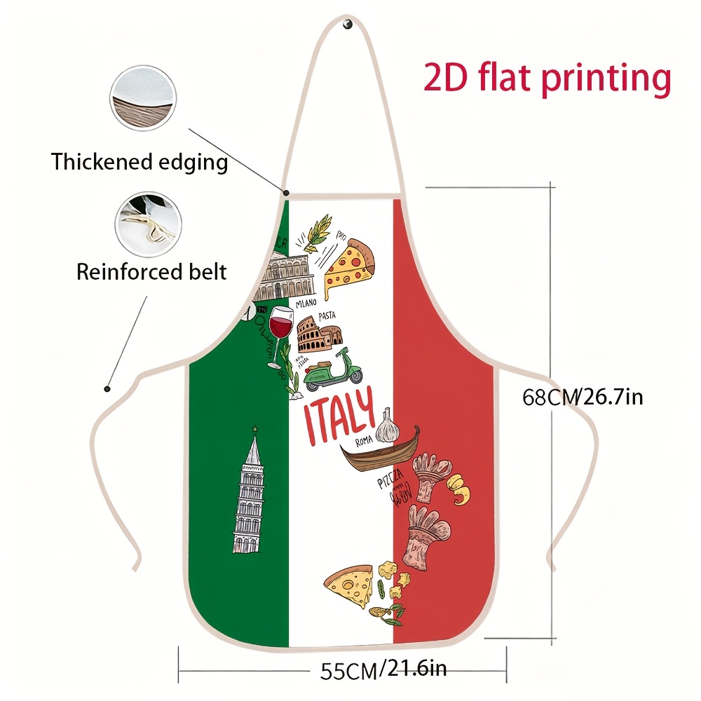 Unisex 2D Flat Apron Featuring - đánh giá và giá Home Cooking In Italian