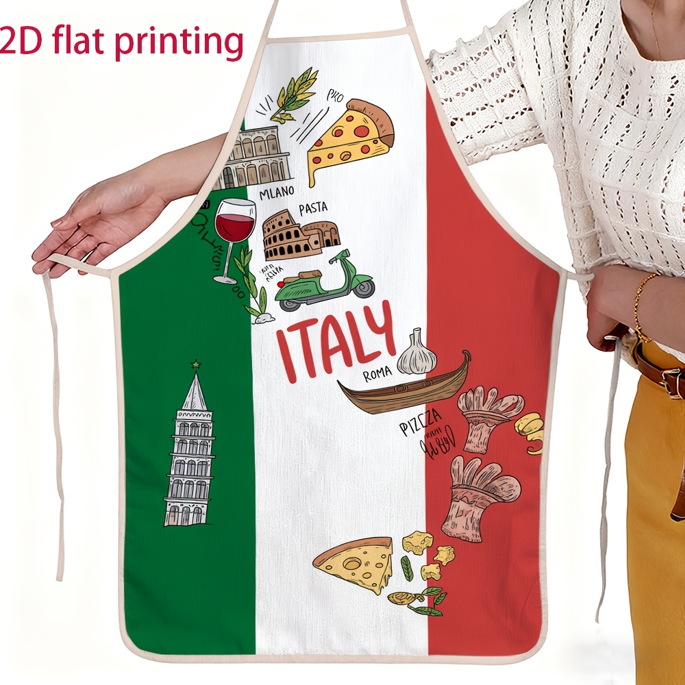 Unisex 2D Flat Apron Featuring - đánh giá và giá Home Cooking In Italian
