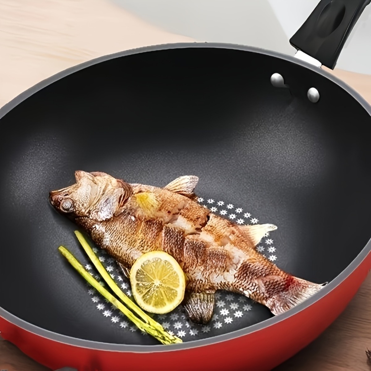 Nonstick Stir Fry Pan Flat Bot - đánh giá và giá Home Cooking Steak