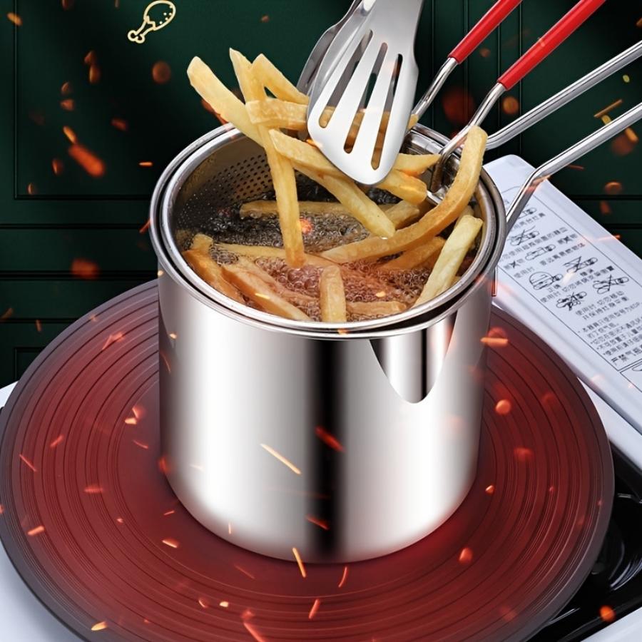Compact Stainless Steel Deep F - đánh giá và giá Home Cooking Utensils