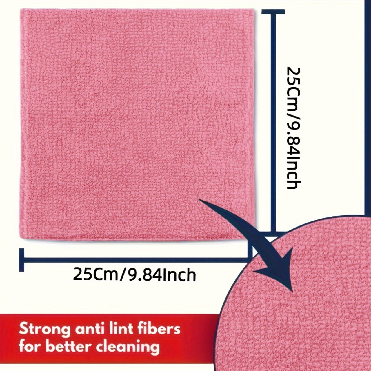 1-50Pcs Light Pink Microfiber  - đánh giá và giá Home Cooking Utensils