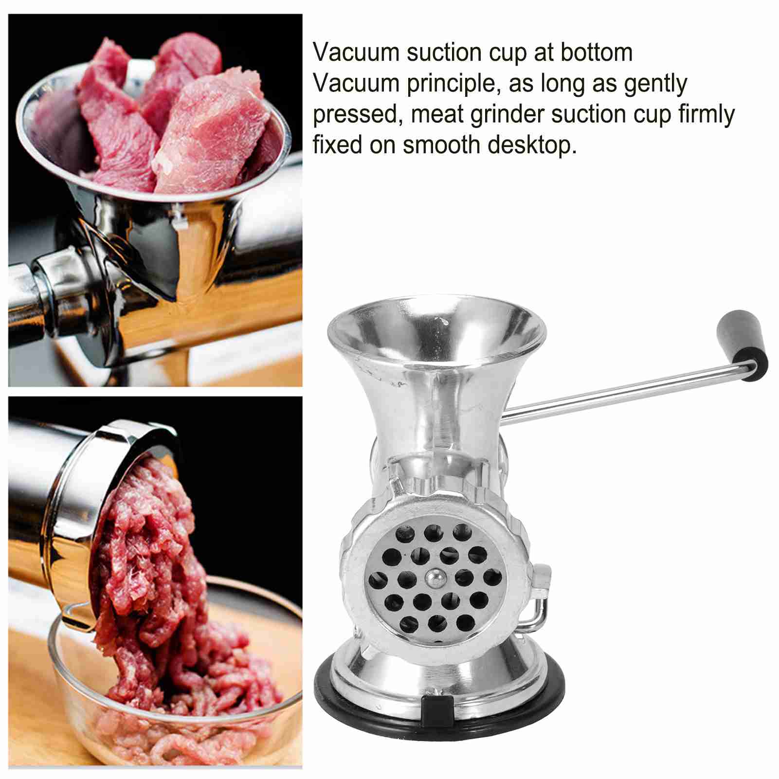 Manual Meat Grinder Silver Alu - đánh giá và giá Home Cooking Utensils