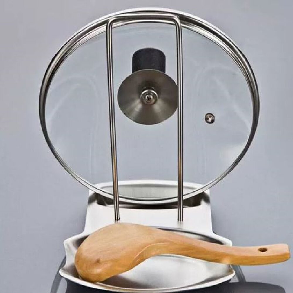 Stainless Steel Pot Lid Holder - đánh giá và giá Home Cooking Utensils