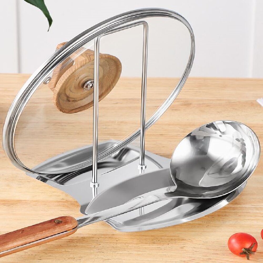Stainless Steel Pot Lid Holder - đánh giá và giá Home Cooking Utensils