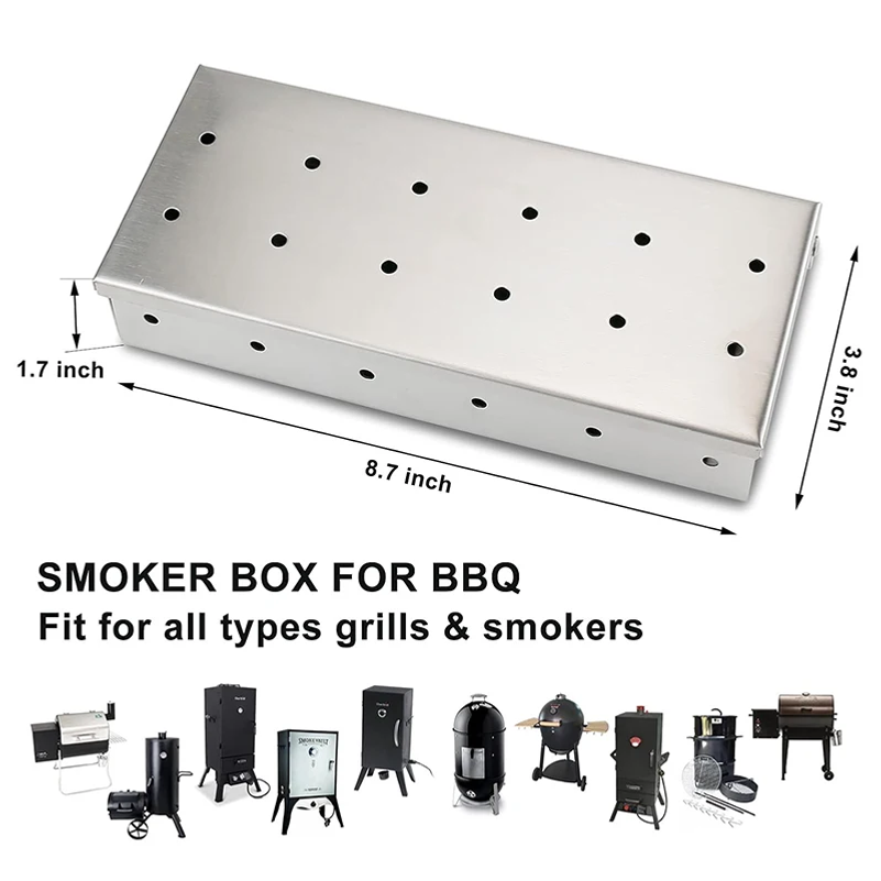 Stainless Steel Wood Chip Smok - đánh giá và giá Smoker Box Wood Chip