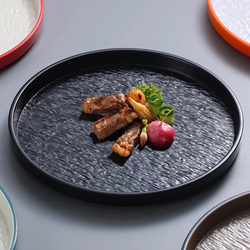 Modern Round Stone Melamine St - đánh giá và giá Home Cooking Steak